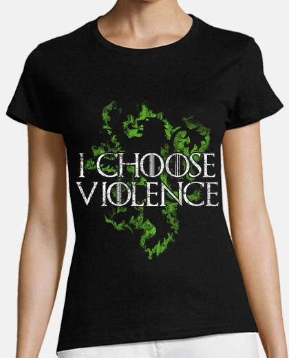 Tee-shirt je choisis la violence