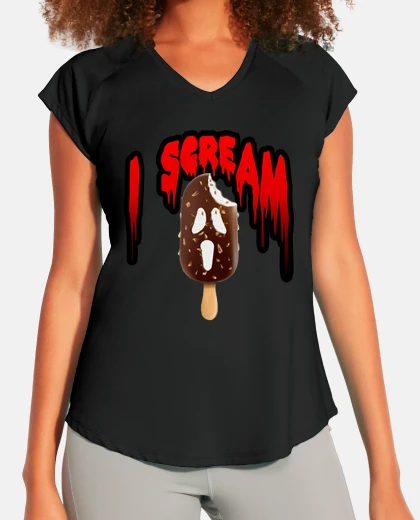 Tee-shirt Je crie des glaces en bâton