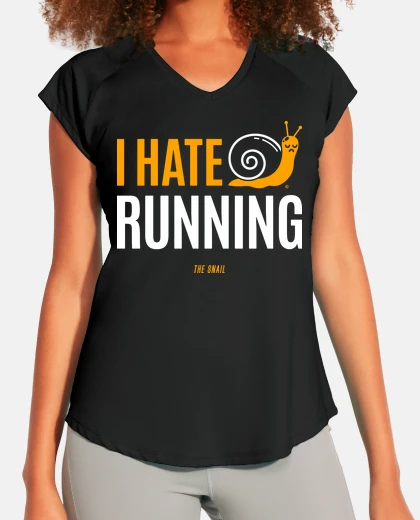 Tee-shirt je déteste run ning l39escargot