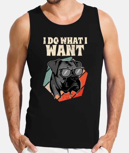 Tee-shirt je fais ce que je veux boxer vintage je