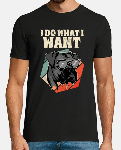 Tee-shirt je fais ce que je veux boxer vintage je