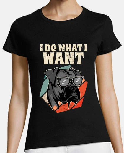 Tee-shirt je fais ce que je veux boxer vintage je