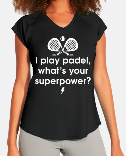 Tee-shirt je joue au padel