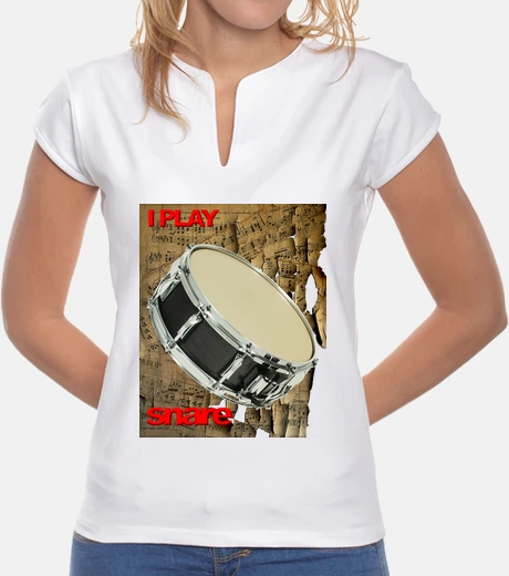 Tee-shirt je joue de la caisse claire