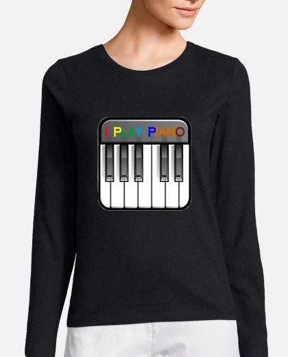 Tee-shirt je joue du piano