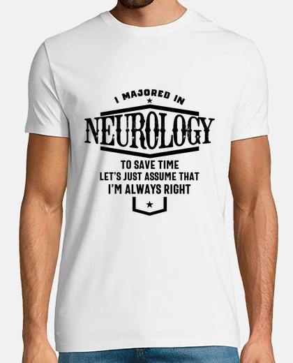 Tee-shirt je me suis spécialisé en neurologie
