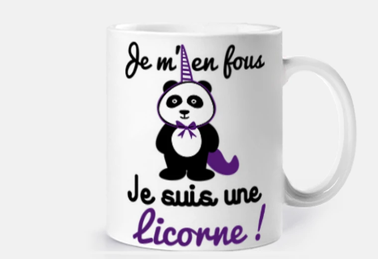 Je m'en fous je suis une licorne