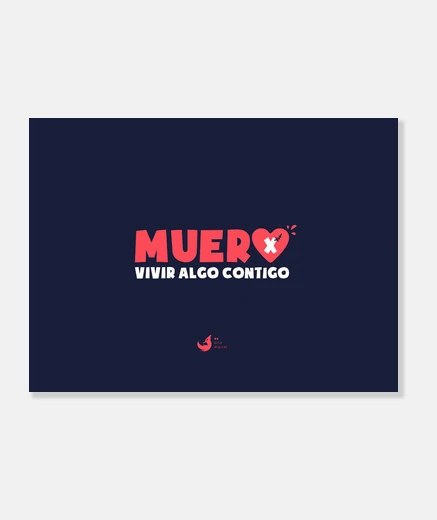 Tableau Je meurs d39envie de vivre quelque chos