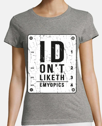Tee-shirt je n'aime pas la myopie
