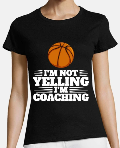 Tee-shirt je ne crie pas je coache l39américain