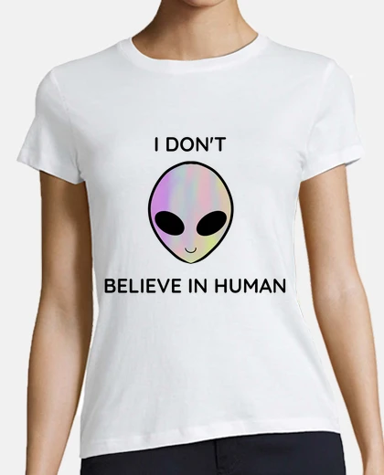 Tee-shirt je ne crois pas en man - extraterrestre