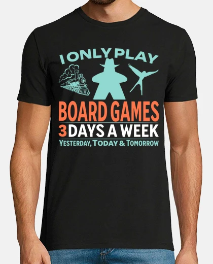 Tee-shirt je ne joue à des jeux de société que 3 