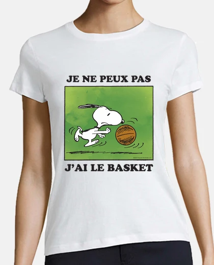 Tee-shirt Je ne peux pas jai le basquet