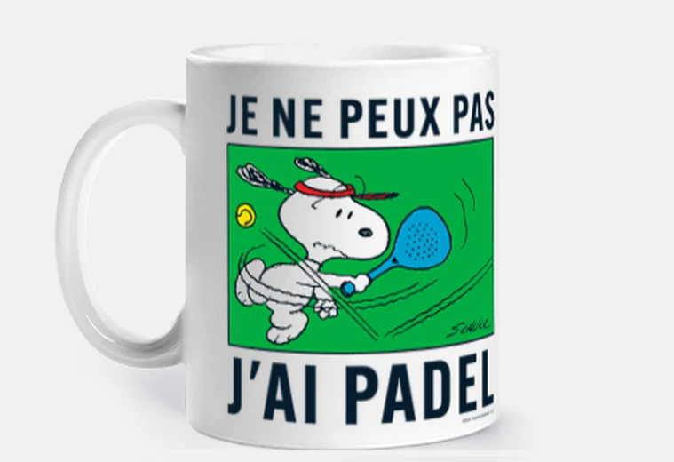 Mug Je ne peux pas jai padel