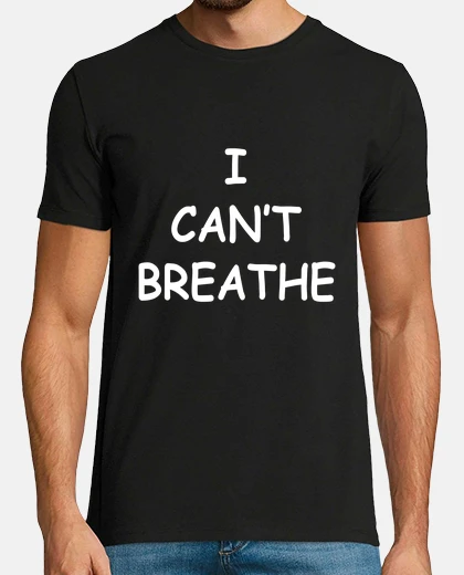 Tee-shirt je ne peux pas respirer - george floyd