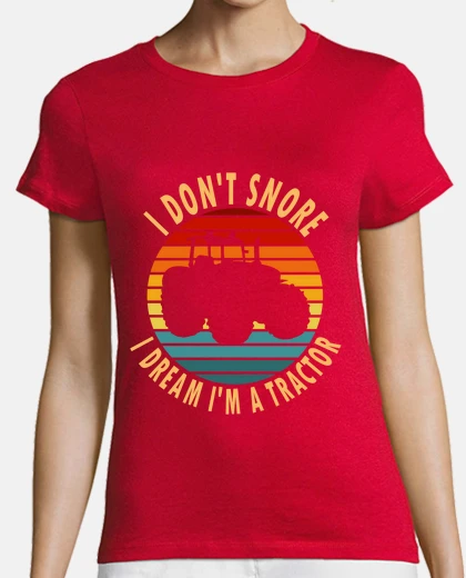 Tee-shirt je ne ronfle pas je rêve que je suis un