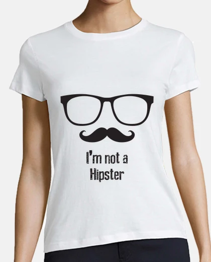 Tee-shirt je not suis not un hipster