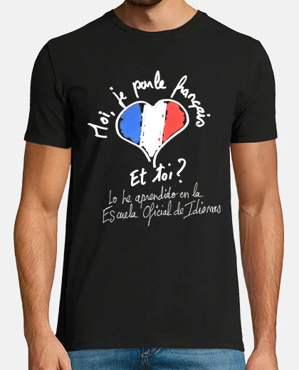 Tee-shirt Je parle français eoi and alucía