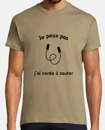 Tee-shirt Je peux pas corde à sauter