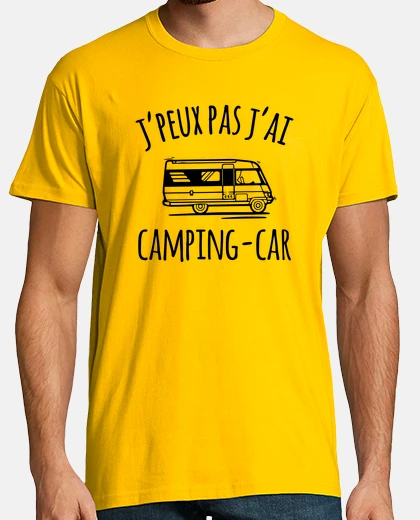 Tee-shirt je peux pas j ai camping car