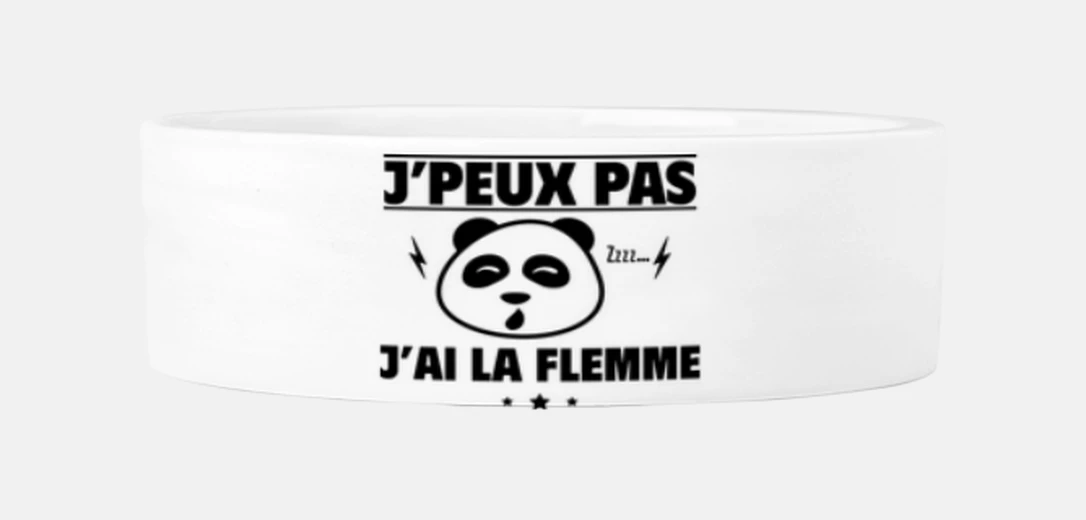 Mascotas Je peux pas j ai la flemme