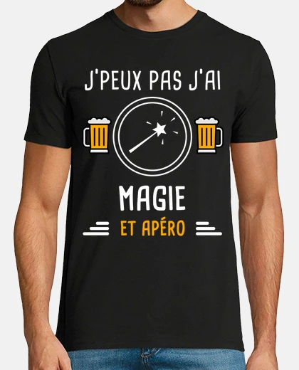 Tee-shirt je peux pas j ai magie apero