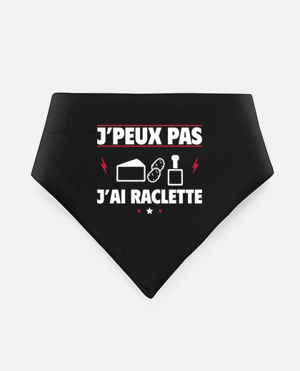 Mascotas Je peux pas j ai raclette,humour