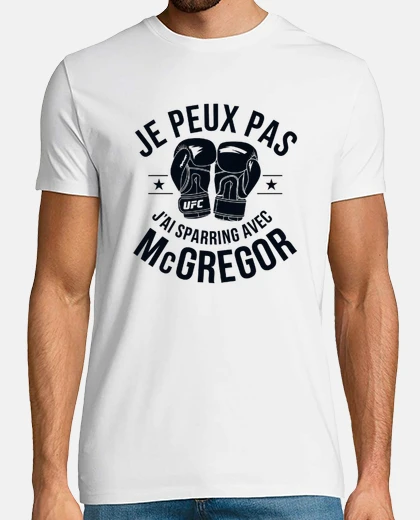Tee-shirt Je peux pas j ai sparring avec mc Grego