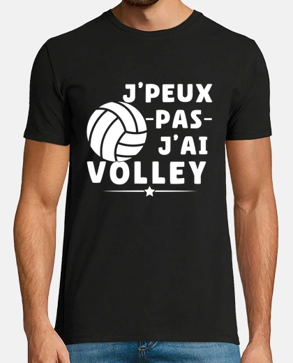 Tee-shirt Je Peux Pas J ai Volley volleyball