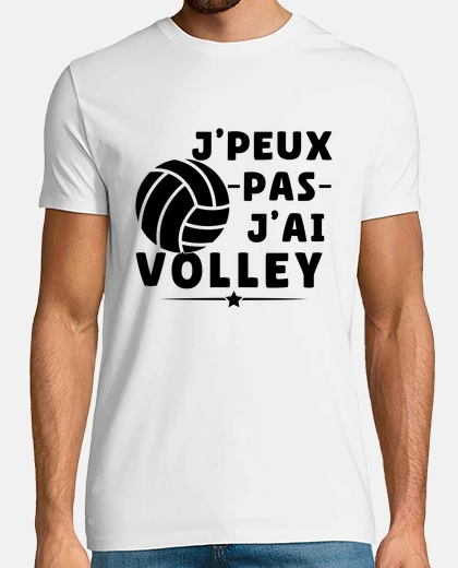 Tee-shirt Je Peux Pas J ai Volley volleyball