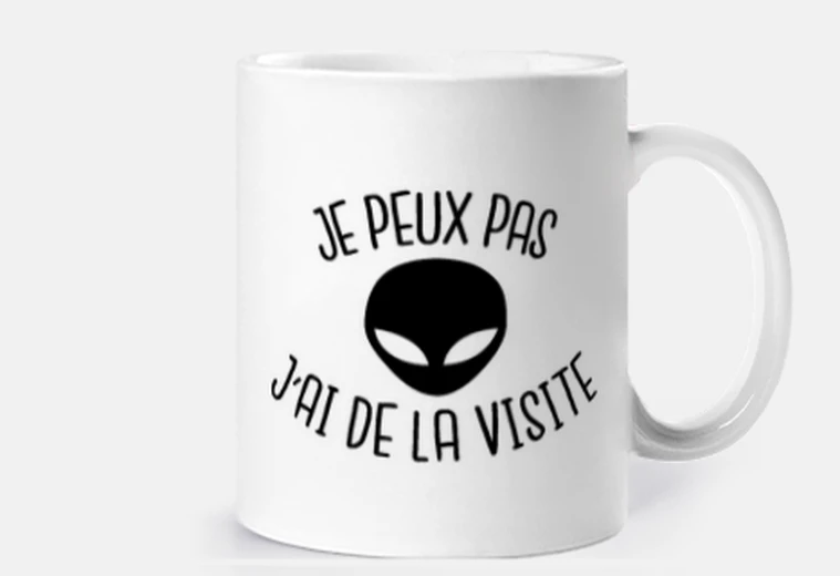 Mug je peux pas j&#39;ai de la visite
