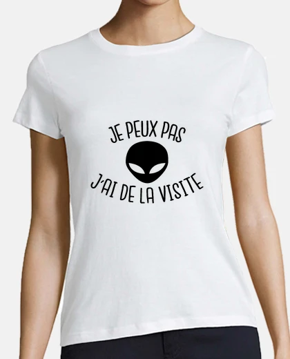 Tee-shirt je peux pas j'ai de la visite