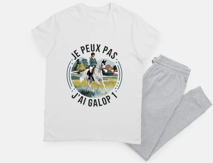 Pyjama je peux pas jai galop 1