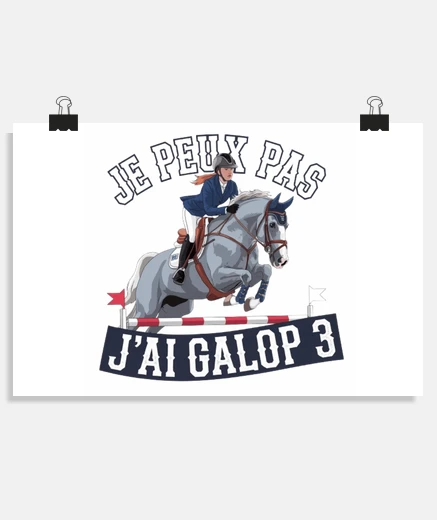 Poster je peux pas jai galop 3