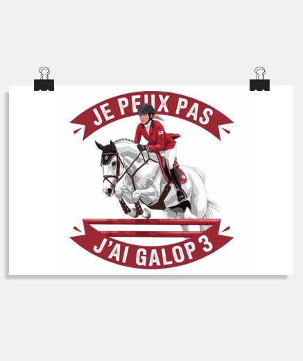 Poster je peux pas jai galop 3