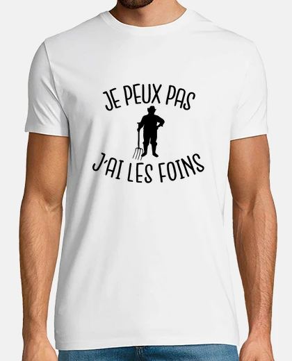 Tee-shirt je peux pas j'ai les foins