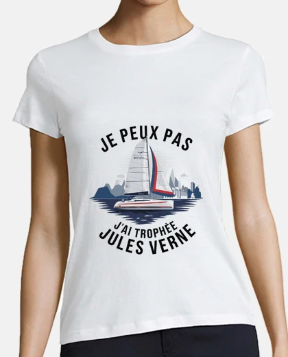 Tee-shirt je peux pas jai trophée jules verne