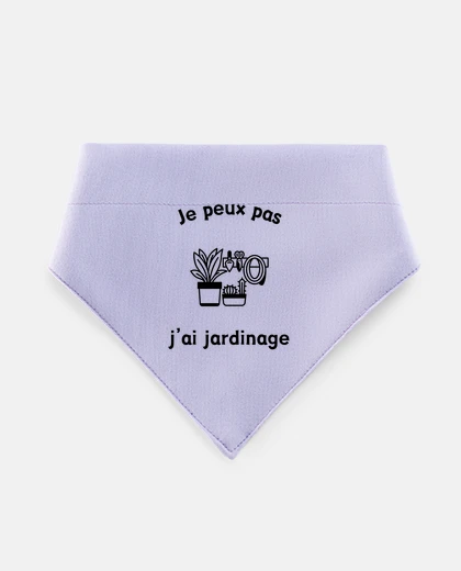Mascotas Je peux pas jardinage - humour