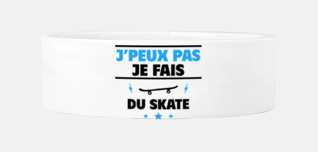 Mascotas Je peux pas je fais du skate
