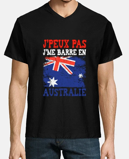 Tee-shirt Je peux pas je me barre en Australie