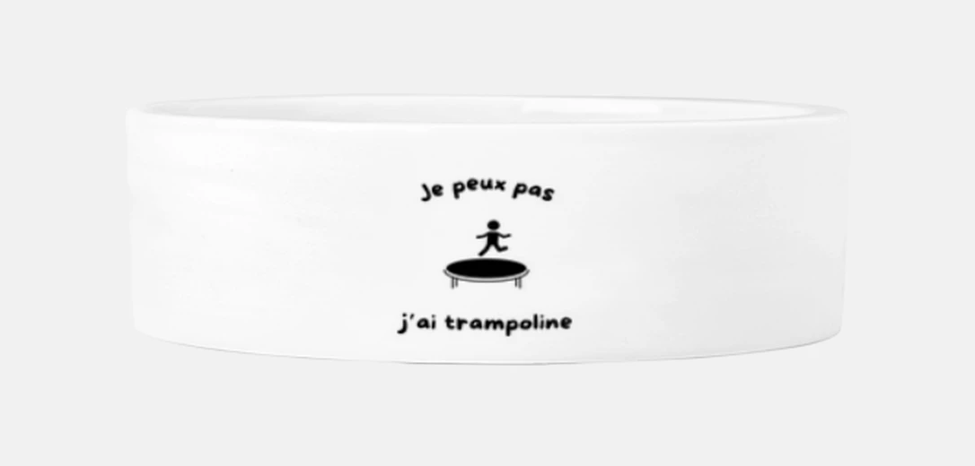 Mascotas Je peux pas trampoline