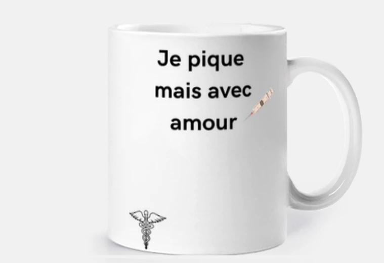 Mug Je pique mais avec amour