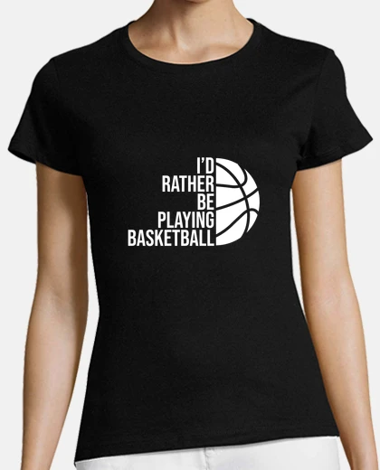 Tee-shirt je préfère jouer au basket