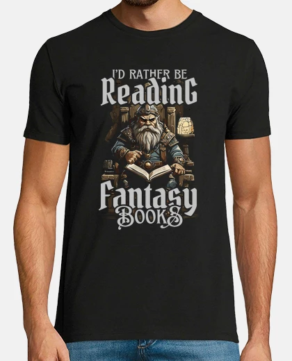 Tee-shirt je préfère lire de la fantasy