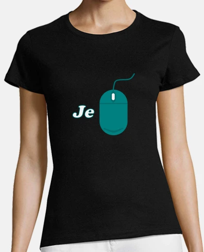 Tee-shirt Je souris - humour geek