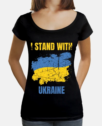 Tee-shirt je suis avec l39ukraine vintage ukraini