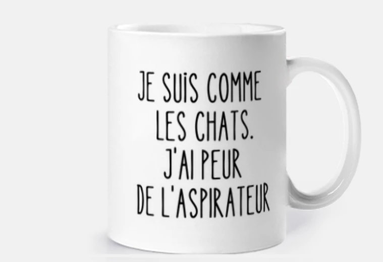 Mug je suis comme les chats