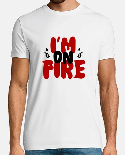 Tee-shirt je suis en feu, t-shirt classique pour hommes