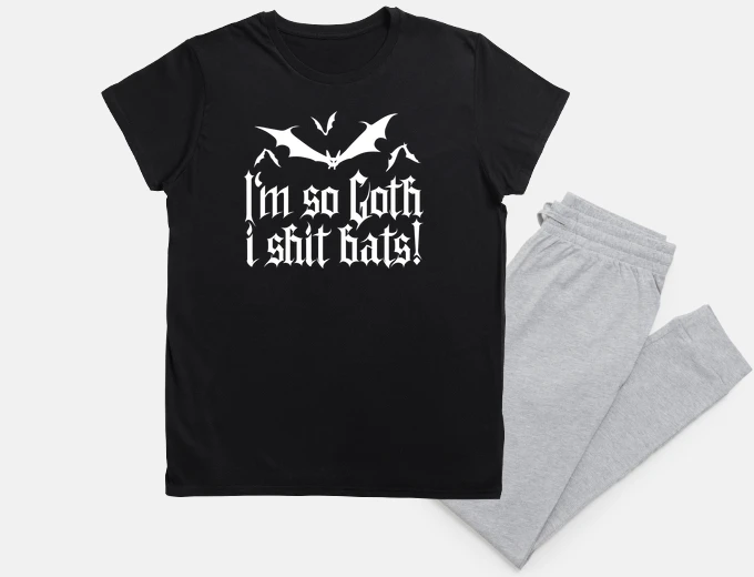 Pyjama je suis got hi shit chauves-souris 12 (