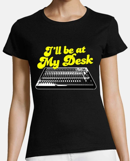 Tee-shirt Je suis mal à mon bureau mec drôle de s